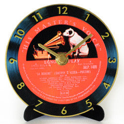 M03 His Masters Voice Mini LP Clock
