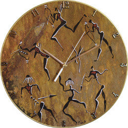 B24 Rock Art Dance Record Clock