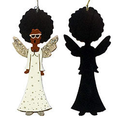 X01 Singing Angel - White & Gold