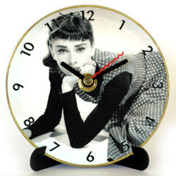 M31 Audrey Hepburn Mini LP Clock