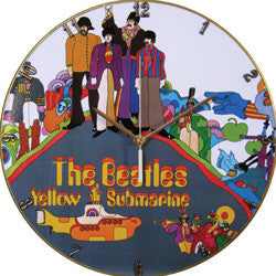 F02 The Beatles Yellow Submarine Record Clock
