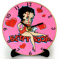 L21 Betty Boop Mini LP Clock