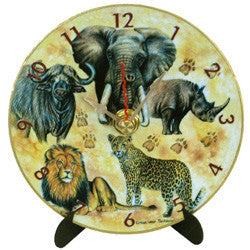 I26 Big 5 Animals Mini LP Clock