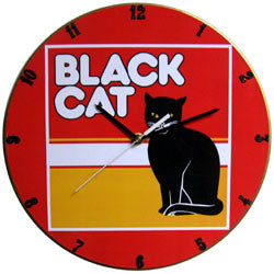 A01 Black Cat Record Clock