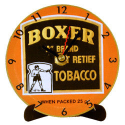 H03 Boxer Tobacco Mini LP Clock