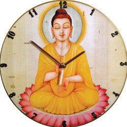 F37 Buddha Record Clock