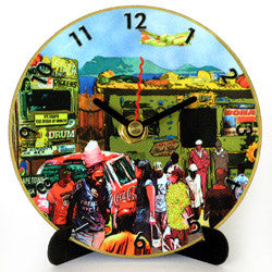 I12 Cape Town Township Mini LP Clock