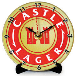 J01 Castle Lager Mini LP Clock