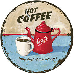 N17 Hot Coffee Fridge Magnet