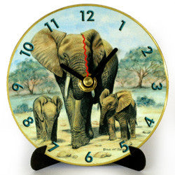 I27 Elephants Mini LP Clock