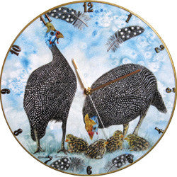 B28 Guinea Fowl Record Clock