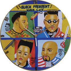 B06 Black President Haircuts Record Clock