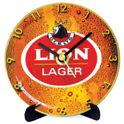 J08 Lion Lager Mini LP Clock