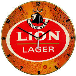 C08 Lion Lager Record Clock