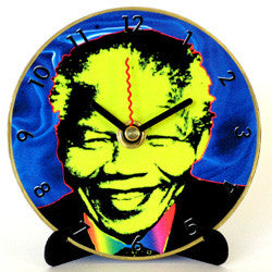 I01 Madiba Blue Mini LP Clock