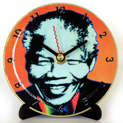 I03 Madiba Orange Mini LP Clock