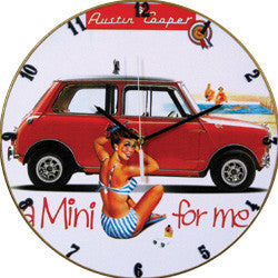 E25 Mini Cooper Record Clock