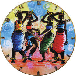 B22 Moleke Dance Record Clock