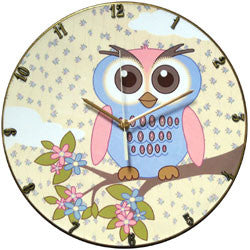 E05 Owl Record Clock
