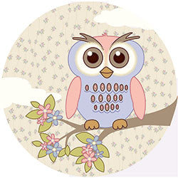R05 Owl Fridge Magnet