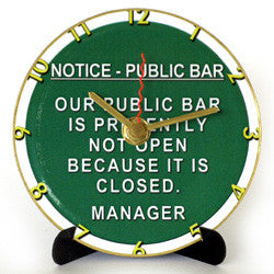J11 Public Bar Mini LP Clock