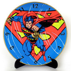 L03 Superman Mini LP Clock