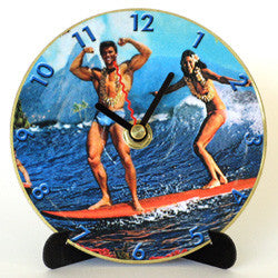 L26 Surfers Mini LP Clock