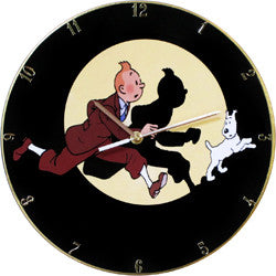 E06 Tintin & Snowy Record Clock