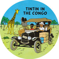 R08 Tintin in Congo Fridge Magnet