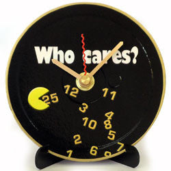 J12 Who Cares? Mini LP Clock