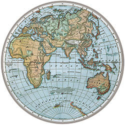 O30 World Map Fridge Magnet
