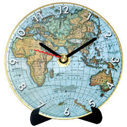 I30 World Map Mini LP Clock