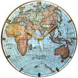 B30 World Globe Record Clock