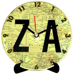 I10 ZA on Map Mini LP Clock