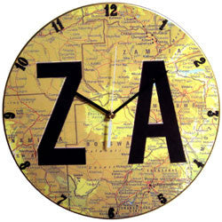 B10 ZA on Map Record Clock