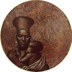O18 Zulu Mother & Child Fridge Magnet
